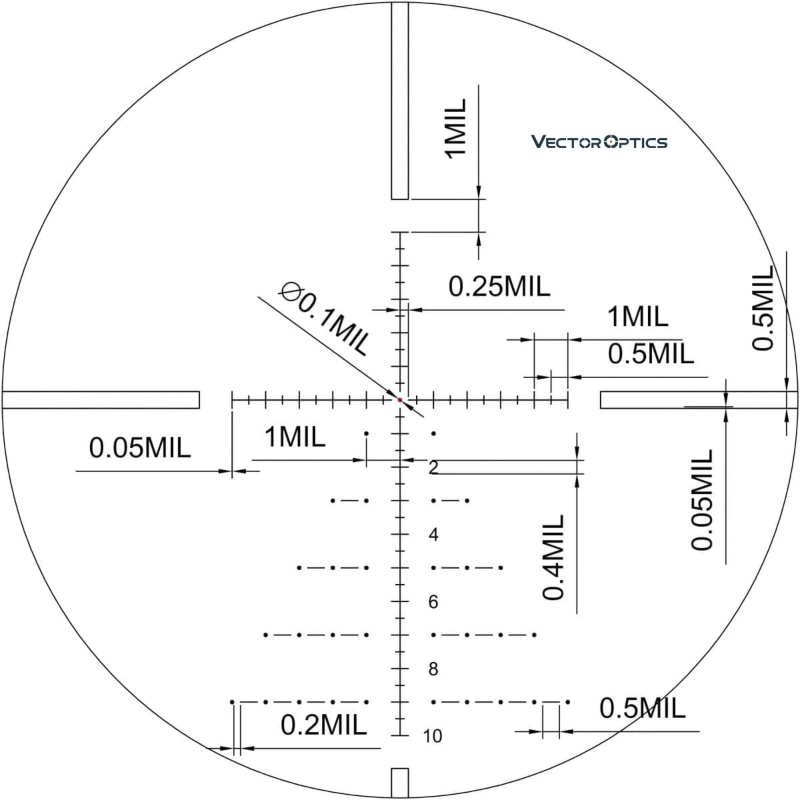 retícula vector optics paragon 3-15x50 sfp gen2